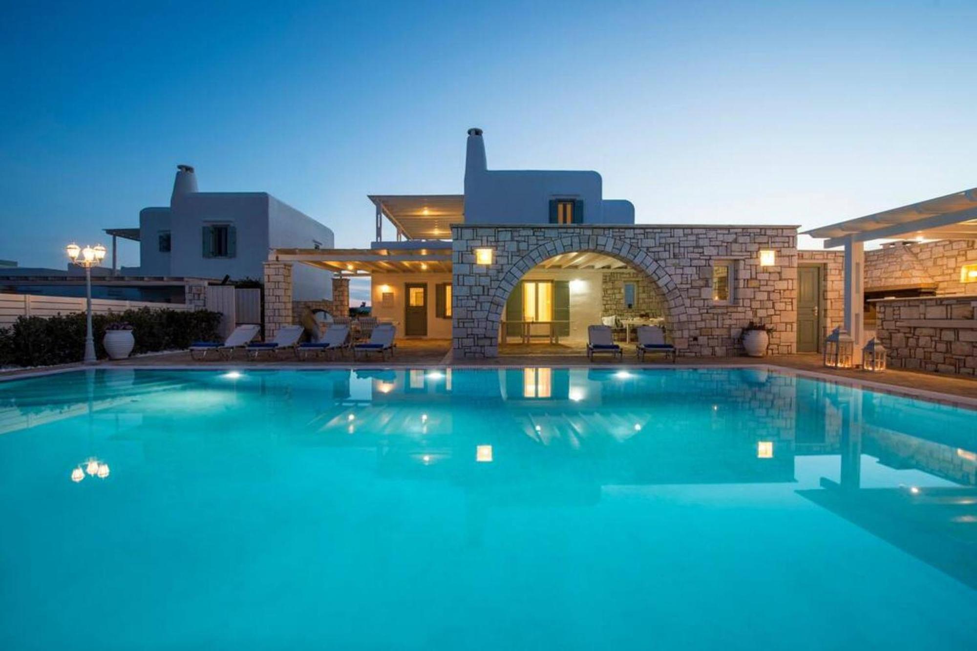 Villa Dionysos In Aliki Exterior foto